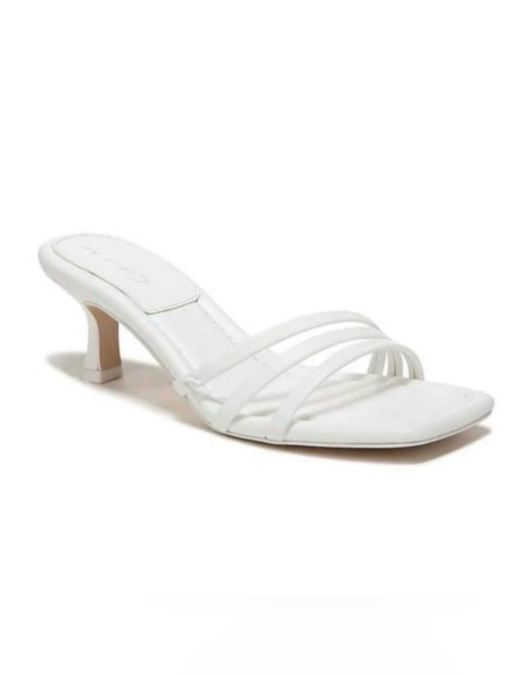 🚨Circus by Sam Edelman White Cecily Heeled Mules | Sz. 7.5M | (NWB) - Picture 7 of 9